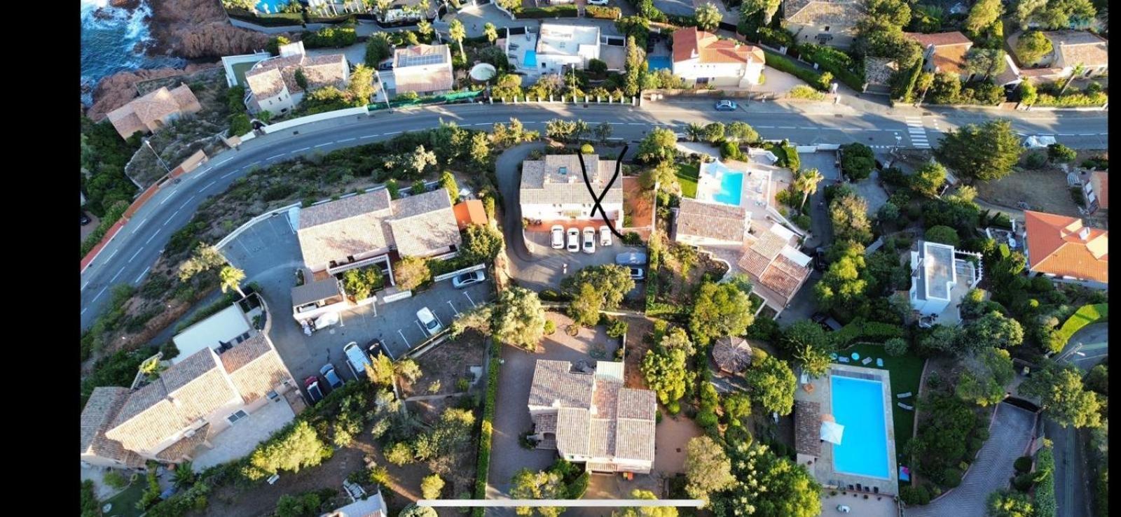 La Belle Vue-Charming Duplex Apartment With Sea View, 50 Meters From Beach And Private Parking Saint-Raphaël Zewnętrze zdjęcie